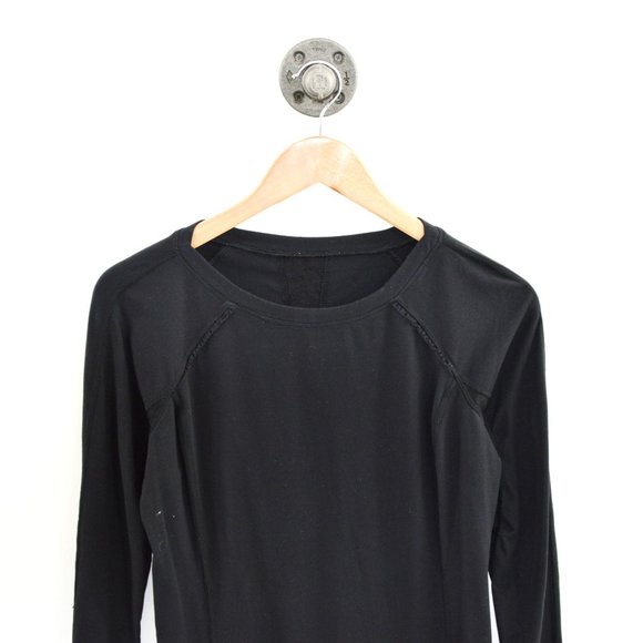 Lululemon lace detail L/S Top #205-7 - Picture 2 of 3